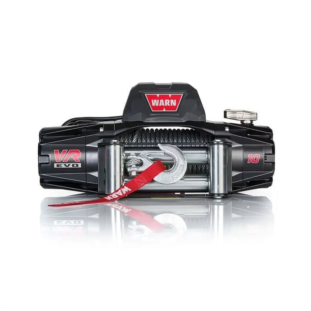 100K 12V Winch VR Fairlead Roller 90 Rope Kit EVO 10 12 Steel lbs with x in. ft. 0.359 Remote - ft.