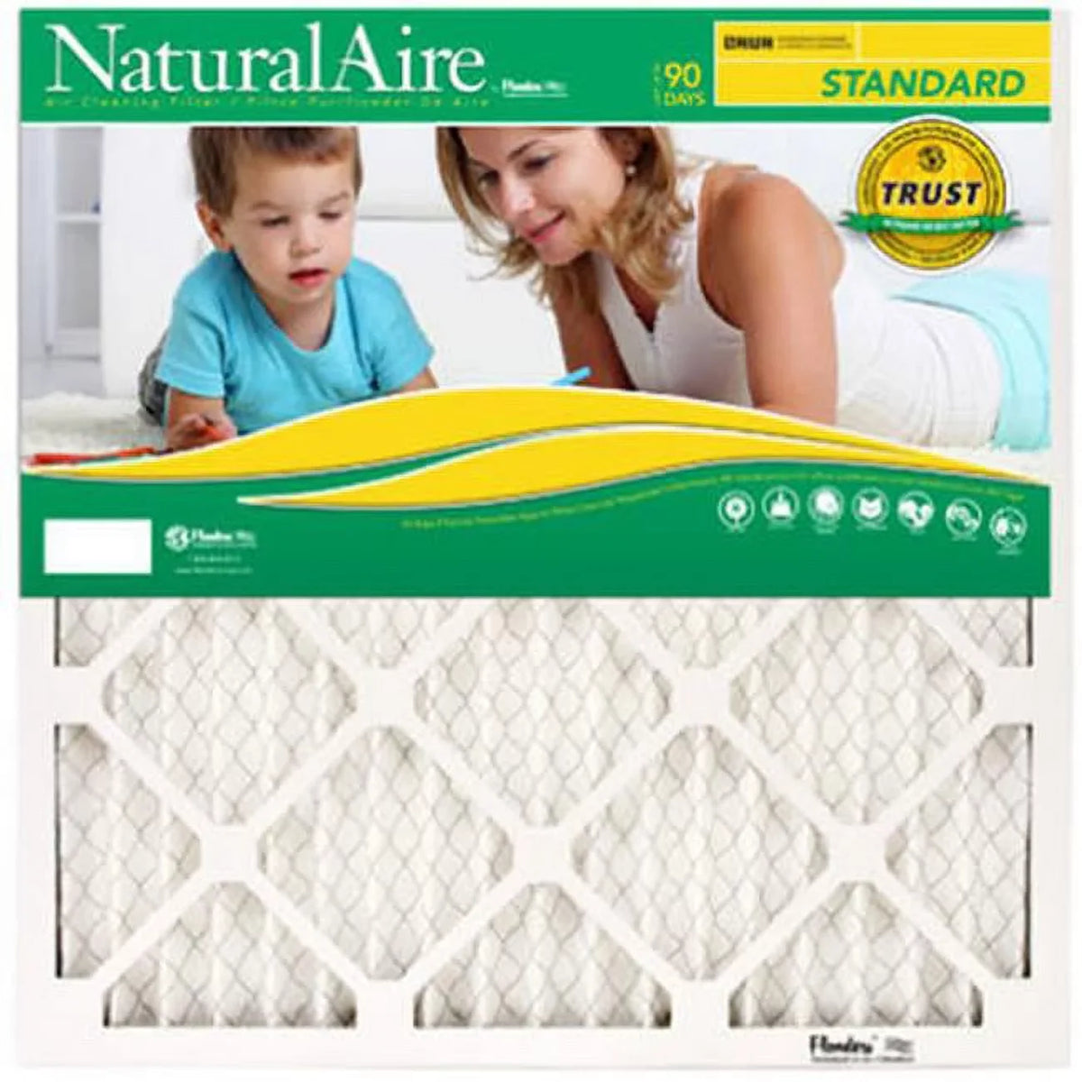 Of Air in. Pack Standard 18 NaturalAire - 84858.011818 Pleated 1 Filter 18 x Flanders x 12