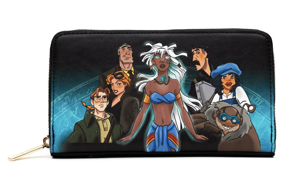 Danielle Nicole Wallet - Disney Around Zip Atlantis