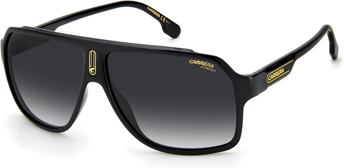 Rectangular Shaded, Black/Gray 62mm, 11mm Men's Sunglasses, Carrera 1030/S