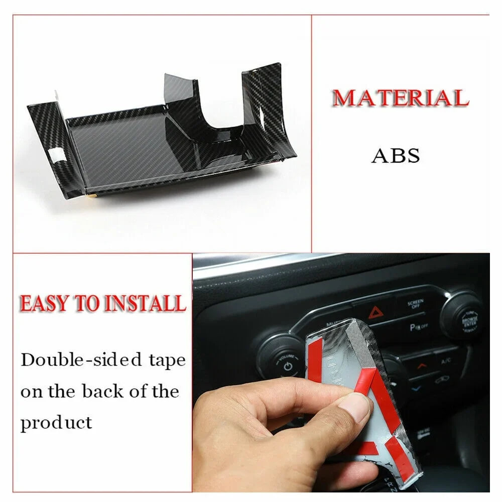 Trim Cover Gear Shift Teledu Consoles Storage 4pc Panel Center