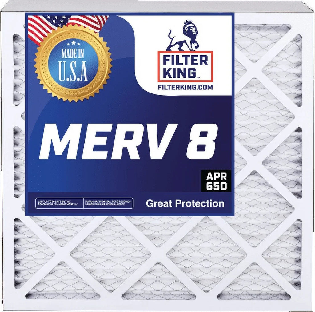 8 Filter Pleated 14x28x0.5a King MERV 0.5" | A/C 4-PACK IN HVAC Air MADE x | Actual 14 | USA | Size: 28 Furnace Filter Filters x