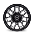 5x5/5x5.5 Gloss Ordinance Black/Milled Wheel 20x9 Mayhem (0mm)
