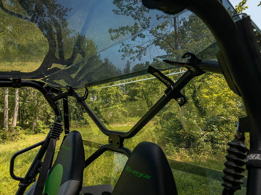 Windshield Lightly Flying 4 Glass / Teryx 2021+ 4 You in Kawasaki Teryx Tinted Rear From Polycarbonate Duty 2014+ S 800 Protects Stronger for Than 250x SuperATV USA! Heavy Made Debris Thick 1/4"