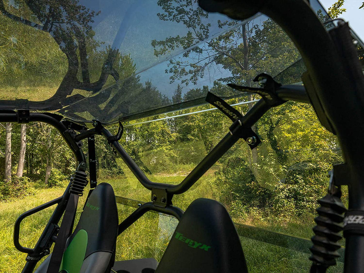 Windshield Lightly Flying 4 Glass / Teryx 2021+ 4 You in Kawasaki Teryx Tinted Rear From Polycarbonate Duty 2014+ S 800 Protects Stronger for Than 250x SuperATV USA! Heavy Made Debris Thick 1/4"