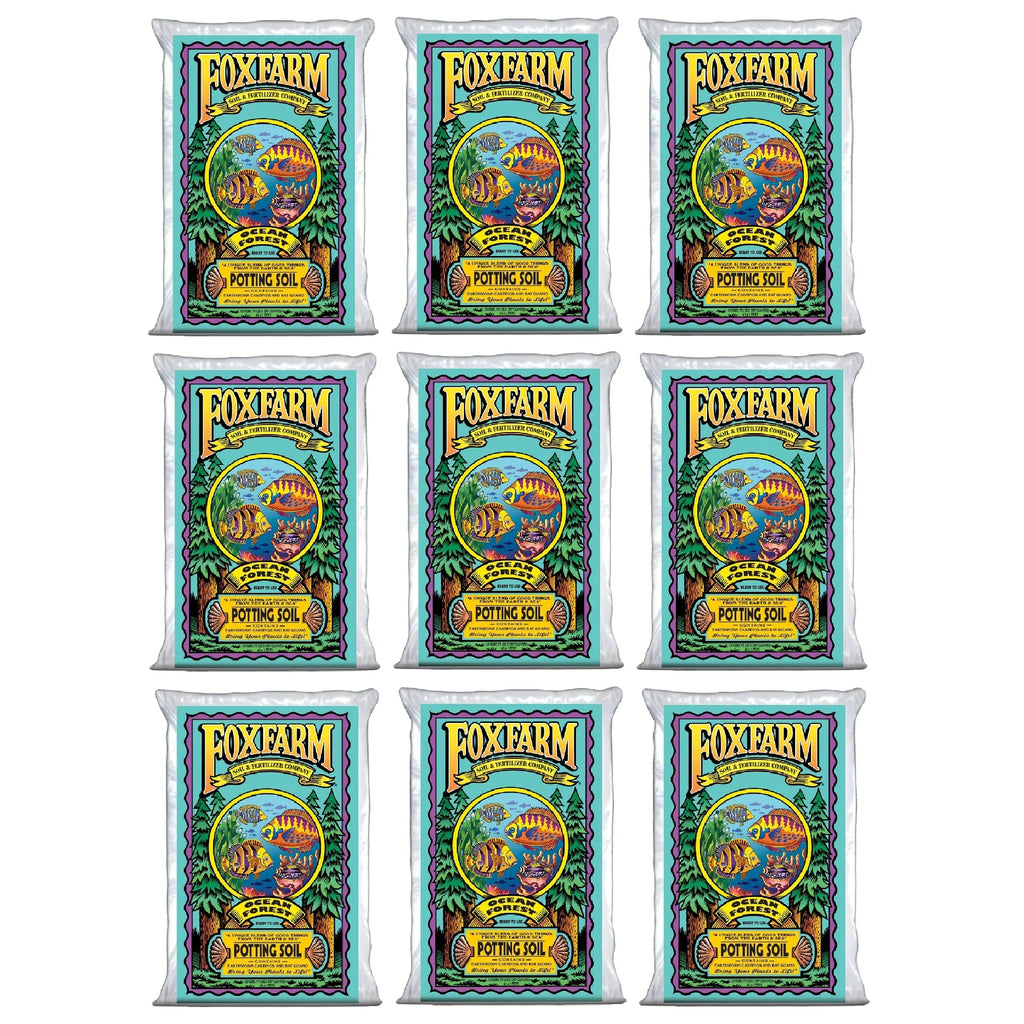 Potting 6.3-6.8 1.5 Pack Cubic pH, 9 Soil Foxfarm Feet, Forest Garden Ocean Bags