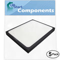5-Pack Filter 300 with Blueair Filter Replacement 205C for & Purifier Blueair - Air Air 200 Compatible