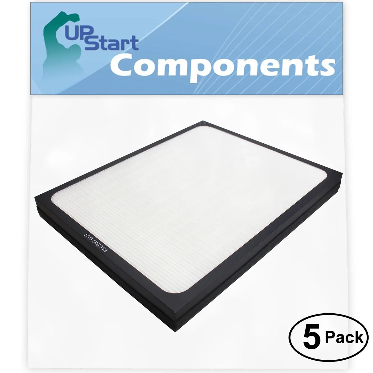 5-Pack Filter 300 with Blueair Filter Replacement 205C for & Purifier Blueair - Air Air 200 Compatible