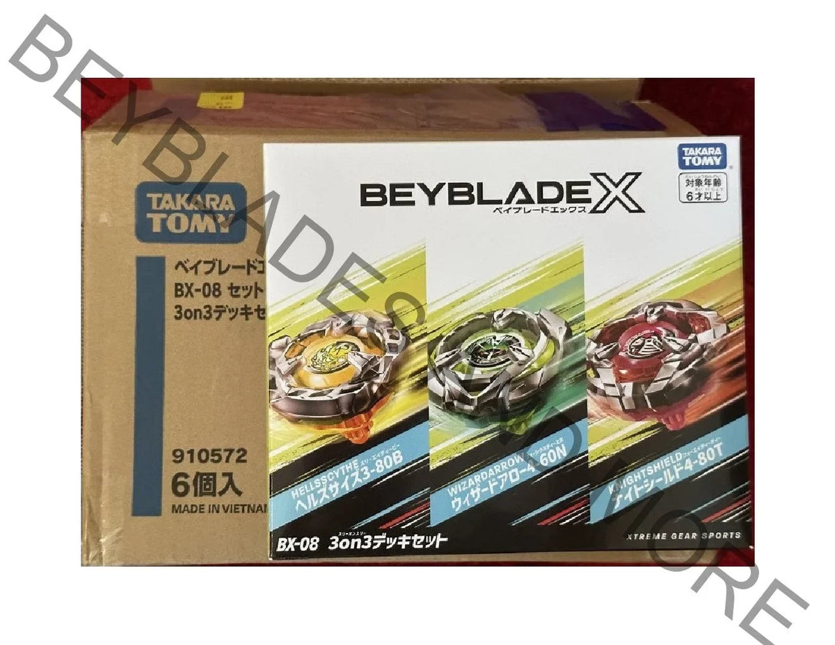 Beyblade BX-08 Deck 3 on Takara Set 3 X Tomy