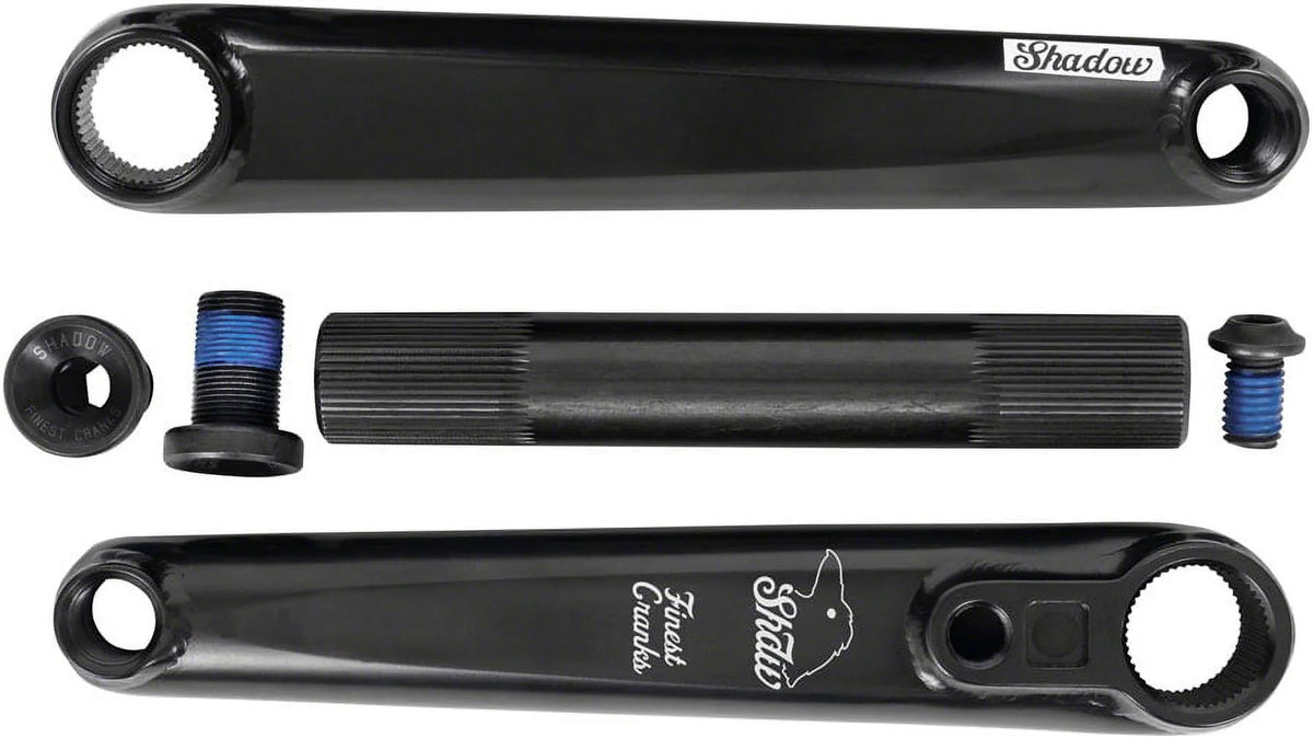 The Shadow Crankset 22mm/48 160mm Finest Spindle Hollow BMX Conspiracy