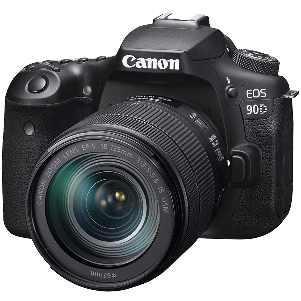 DSLR Canon Bundle USM Lens Camera 32GB + Card 90D + EOS Accessory IS SanDisk ZeeTech with Memory 18-135mm