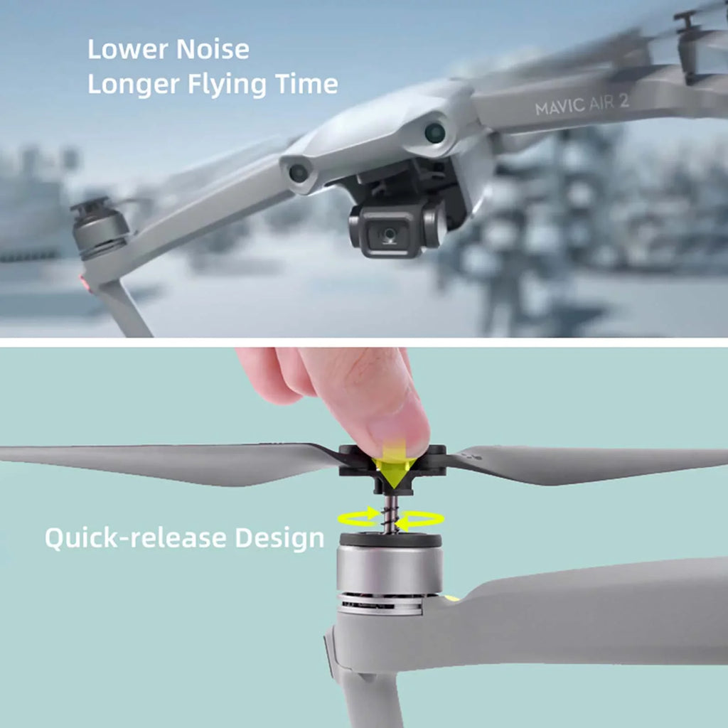 Carevas Propeller MAVIC with Low Install Noise Easy Disassemble Drone 2 for Replacement to AIR 4pcs