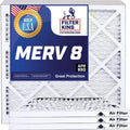 63 Pleated Filter Actual MADE Filters 4-PACK 8 Air 7 x HVAC Furnace | | Size: MERV x 7x63x1a .75" Filter A/C King | | USA IN