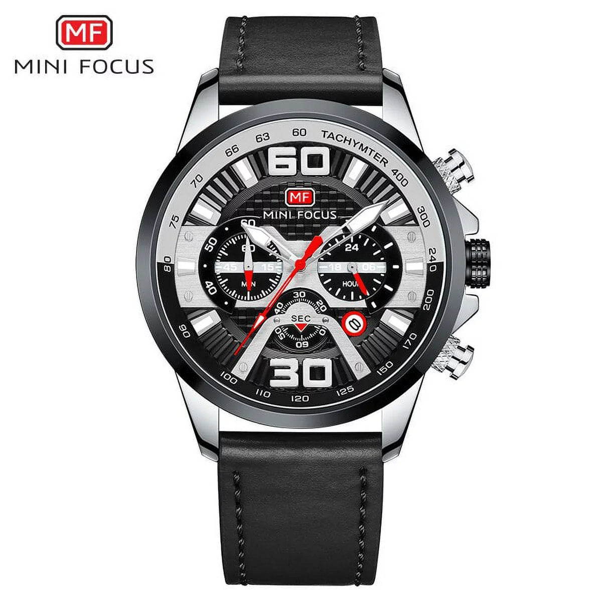 Sport Chronograph Watches Relogio Strap Men Masculino Fashion Waterproof Multifunction Wristwatch Quartz Leather Blue Sub-Dials