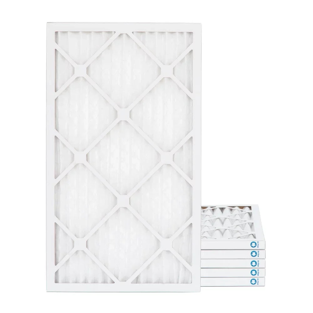 6 AC 8 MERV Air Pack 14x30x1 Pleated Furnace Filters.