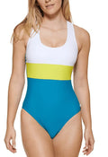 AEGEAN Swimsuit, One-Piece Calvin Colorblocked US Cross-Back 18 Klein BLUE