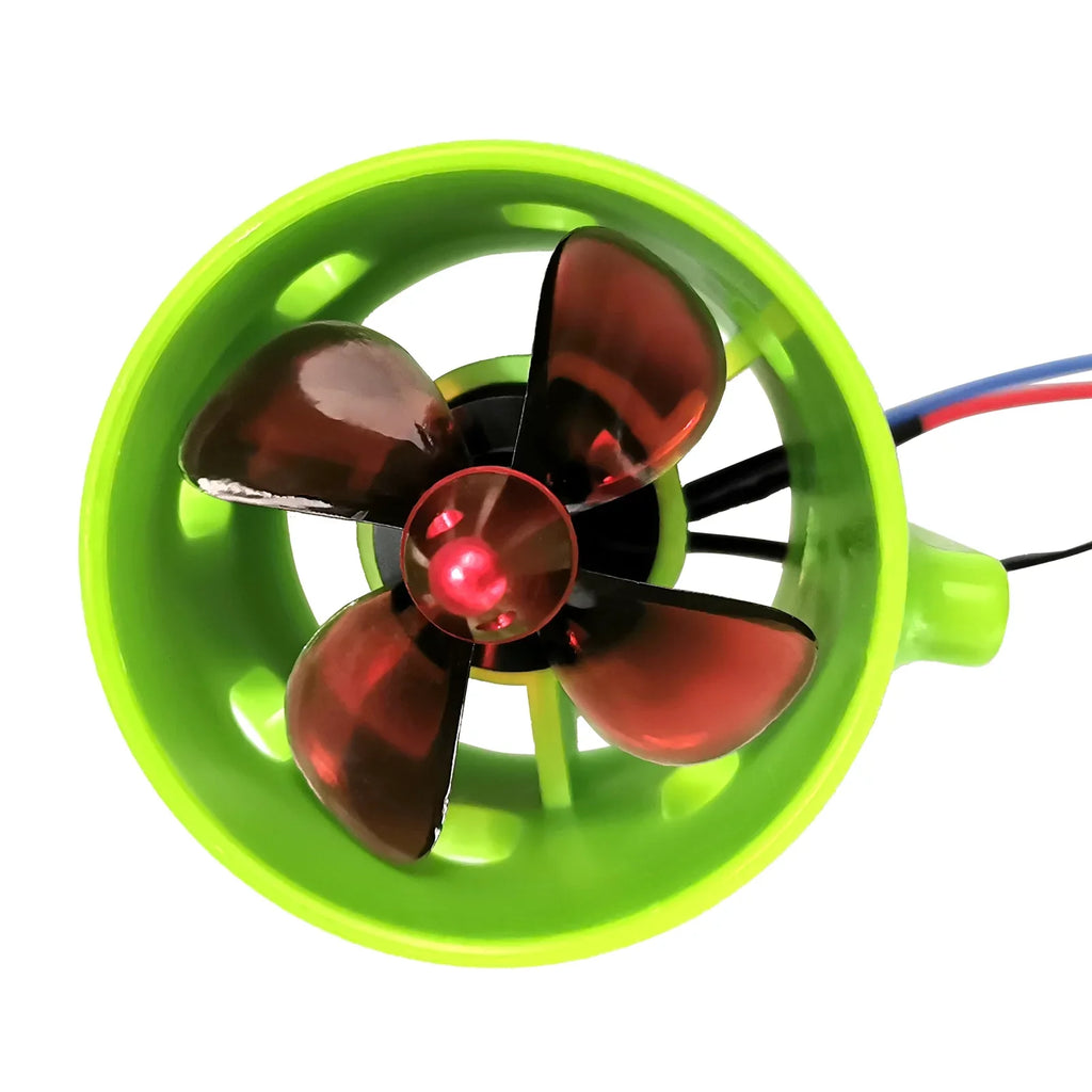 Waterproof Motor Propellers Underwater Boat Bait Included Specific Brushless Nest for Ship 4-Blade Electric Aibecy 1000KV Drive