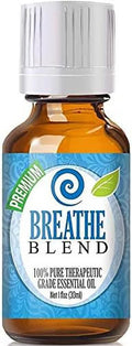 Essential Blend Grade Breathe 30ml Blend Oil Pure Breathe - - 100% Therapeutic Oil