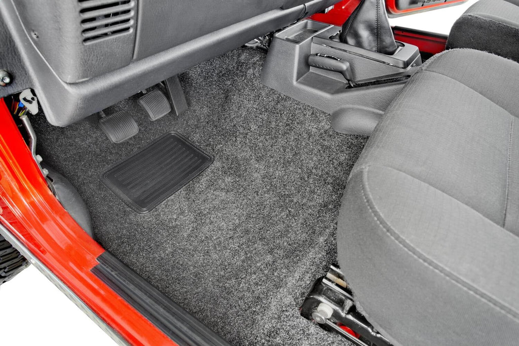 Jeep Wrangler X BedRug Center select: 2006 TJ (w/o Compatible by Kit Console)-Heat with 3Pc Floorr TJ, / Shields Front 1997-2005 Wrangler / Jeep RealTruck