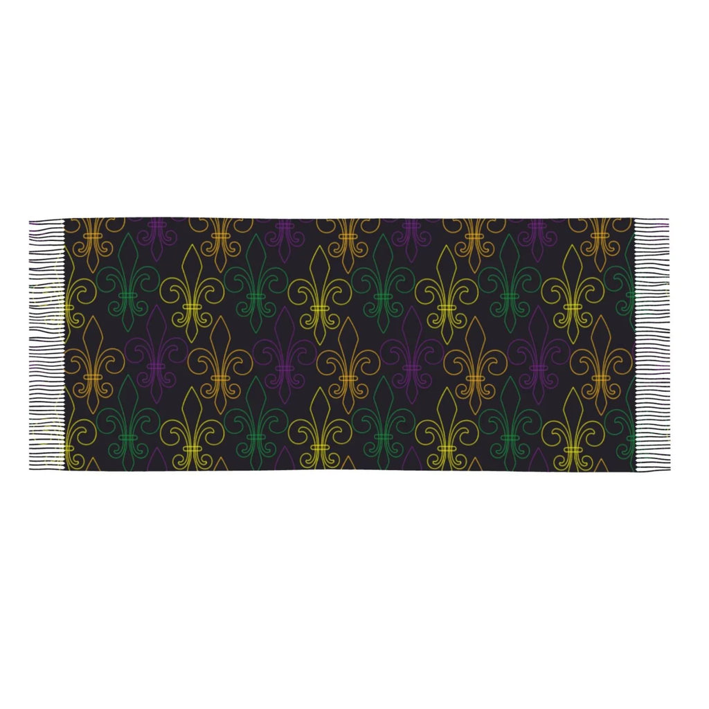 Feel Large Print Soft Cashmere Gras Women Bingfone Scarves Scarf Elegant Winter Mardi Shawl Warm Carnival Wrap For Art Gifts-