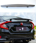 Spoiler Brake Honda Trunk Glossy Light For Civic 2016-2021 Sedan Wing Lip Black