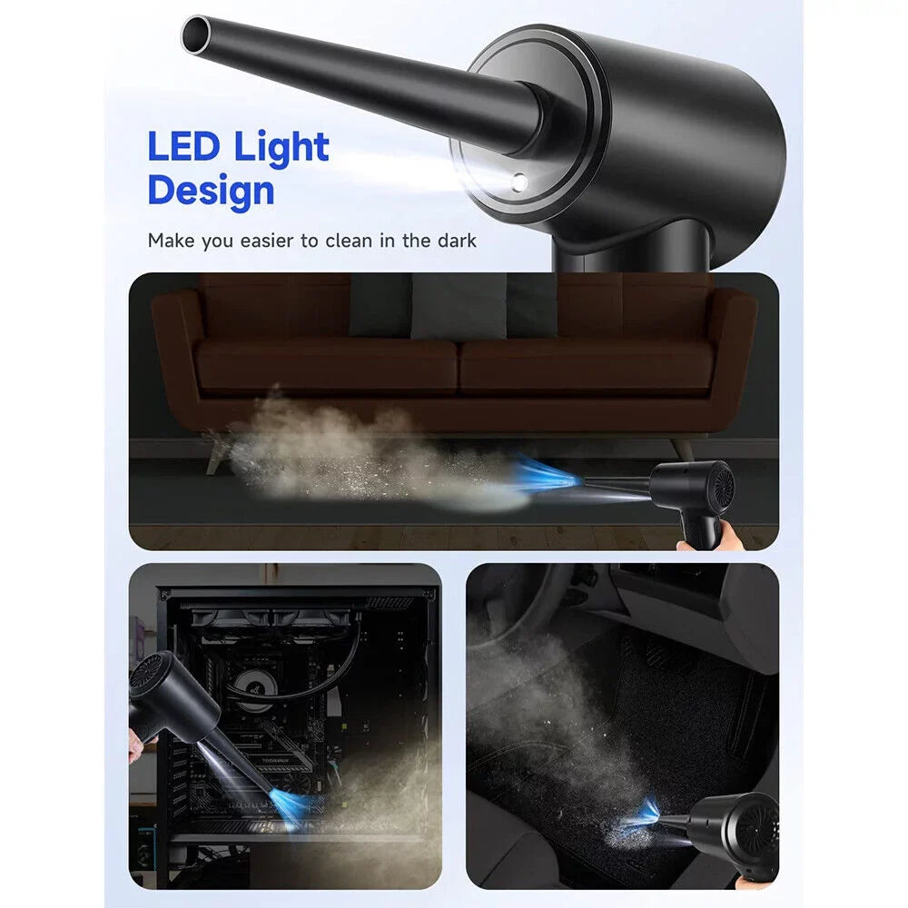 Computer Cleaner Portable Electric Air Car Air For Cordless Keyboard 51000RPM