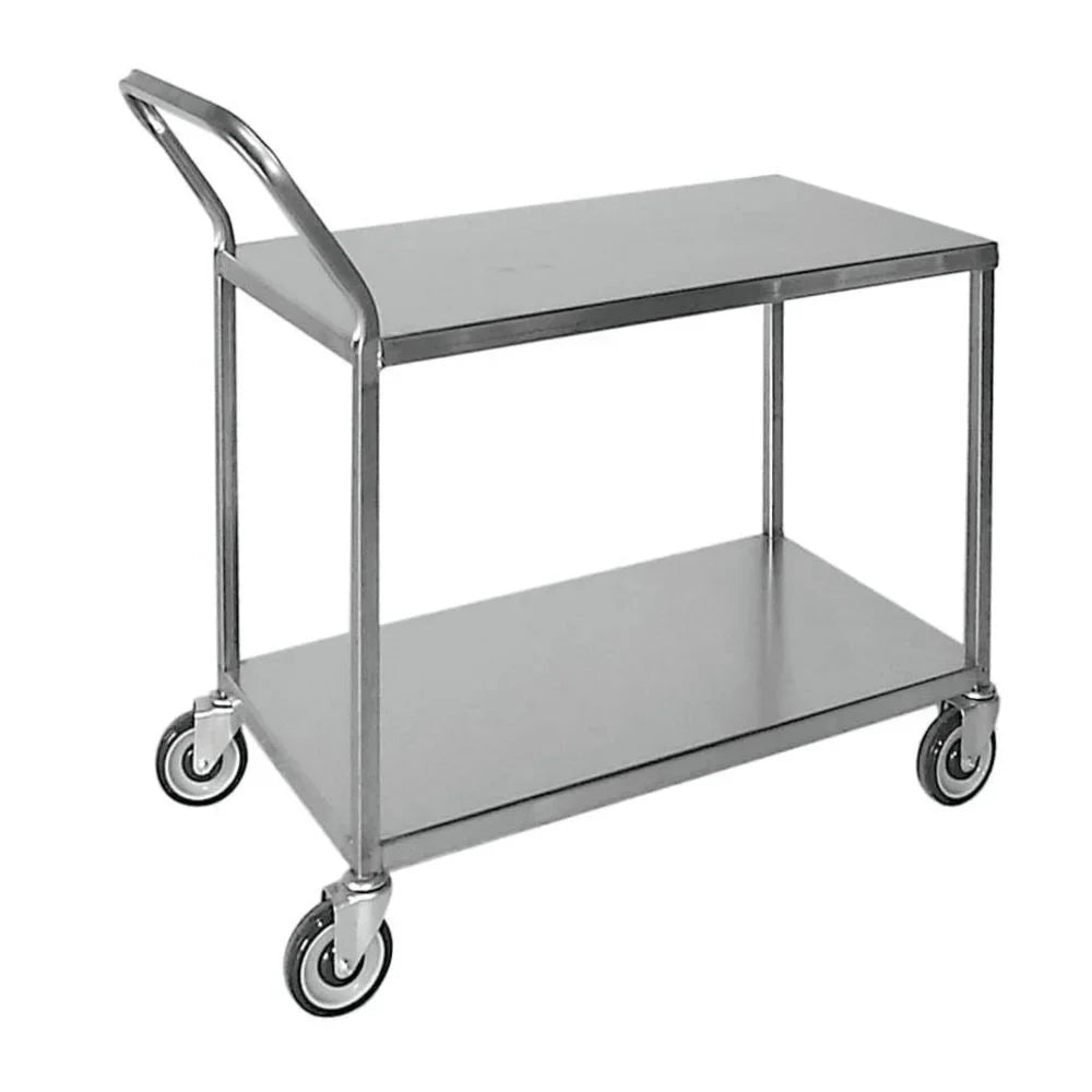 with - Steel L 41" x H Stainless Cart Handle x 41" Stock HUBERT® W 20" Loop