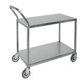 with - Steel L 41" x H Stainless Cart Handle x 41" Stock HUBERT® W 20" Loop