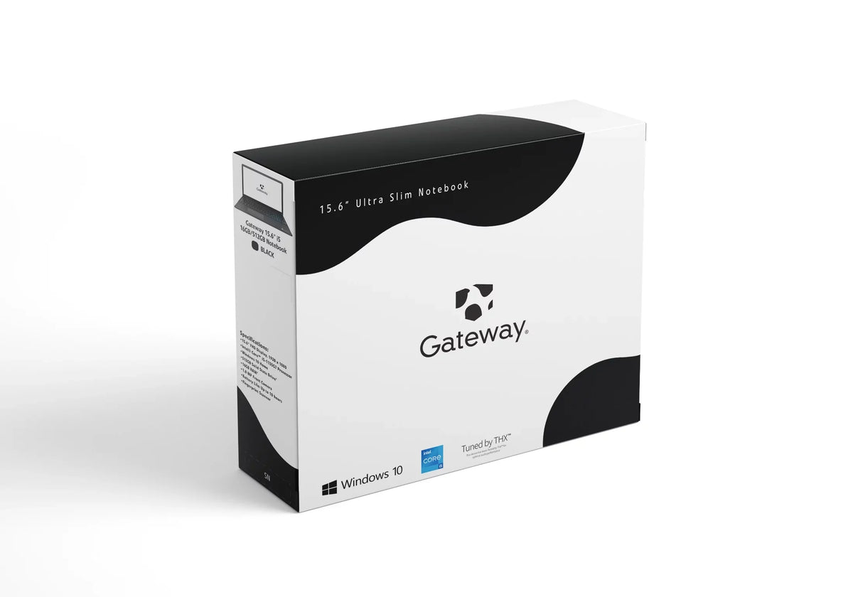Xe Gateway i5-1135G7 512GB (Refurbished) 15.6" FHD Restored Graphics GWTN156-9BK Intel 16GB SSD RAM 10 Iris Win Black 2.4GHz Home