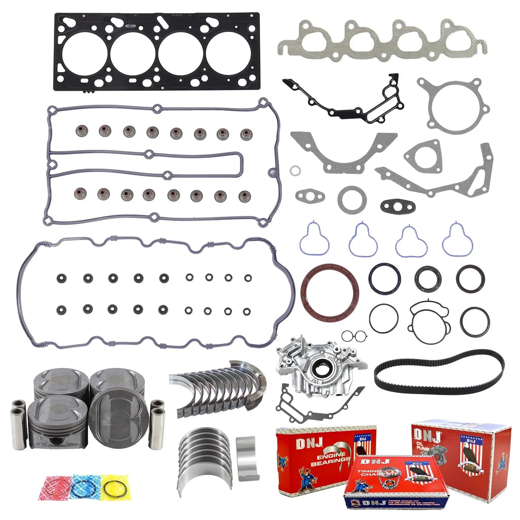 16V EK445M Rebuild Trucks Escort Ford Cougar 121cid Cars 2000 Mystique & DOHC DNJ 3 Contour Engine Mercury Master Kit Fits VIN L4 2.0L