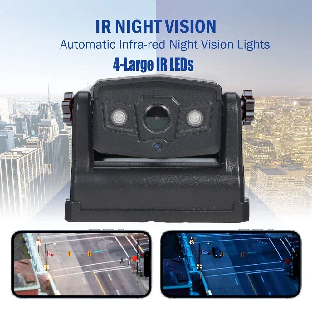 Front/Rear WiFi 9600mAh with Battery View, for Equipped Magnetic Camera, JLLOM Backup Wireless