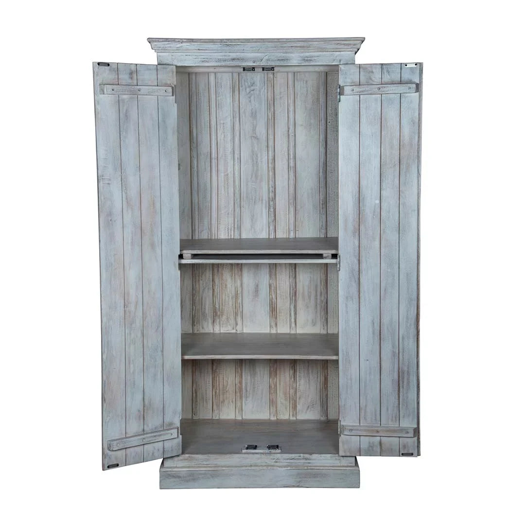 Carved White Wardrobe Maadze Shabby Chic