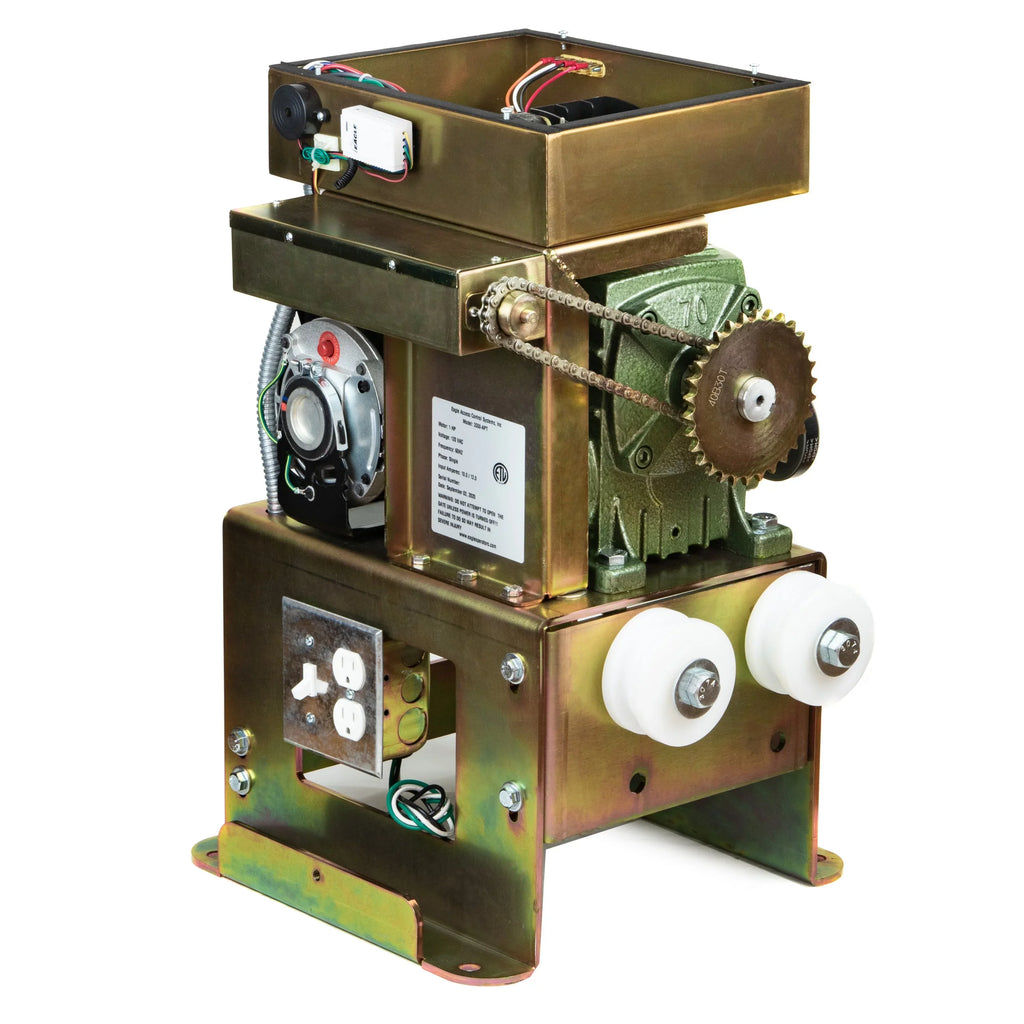 Dual Slide APT 1-HP 3500 Capacity Gate Eagle lbs (Crank DM 2000 & Operator Open) to 50' Fail-Secure