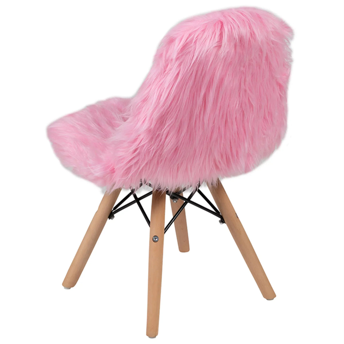 Pink Chair, Flash Accent Light Furniture Cody Shaggy Kids Dog