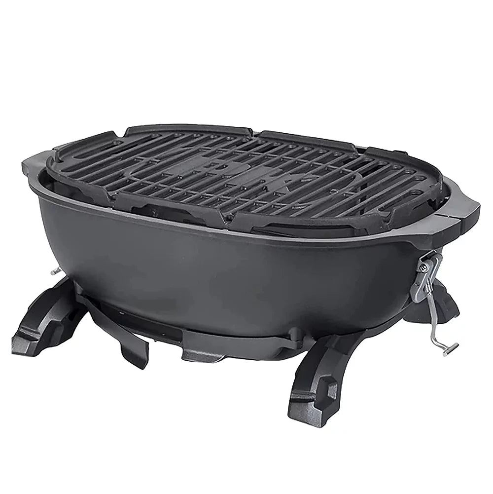 PKGO 17 Hibachi in. Grills PK Orange Charcoal Grill