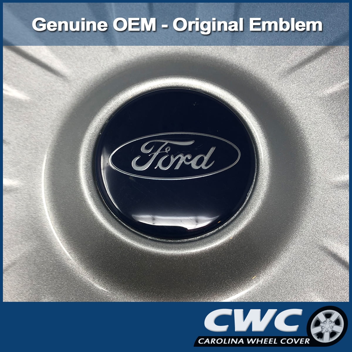New Single 16in Genuine OEM Professionally - Refinished Cover Replacement - Ford Hubcap Connect Fits Like 2019-2022 Wheel Transit