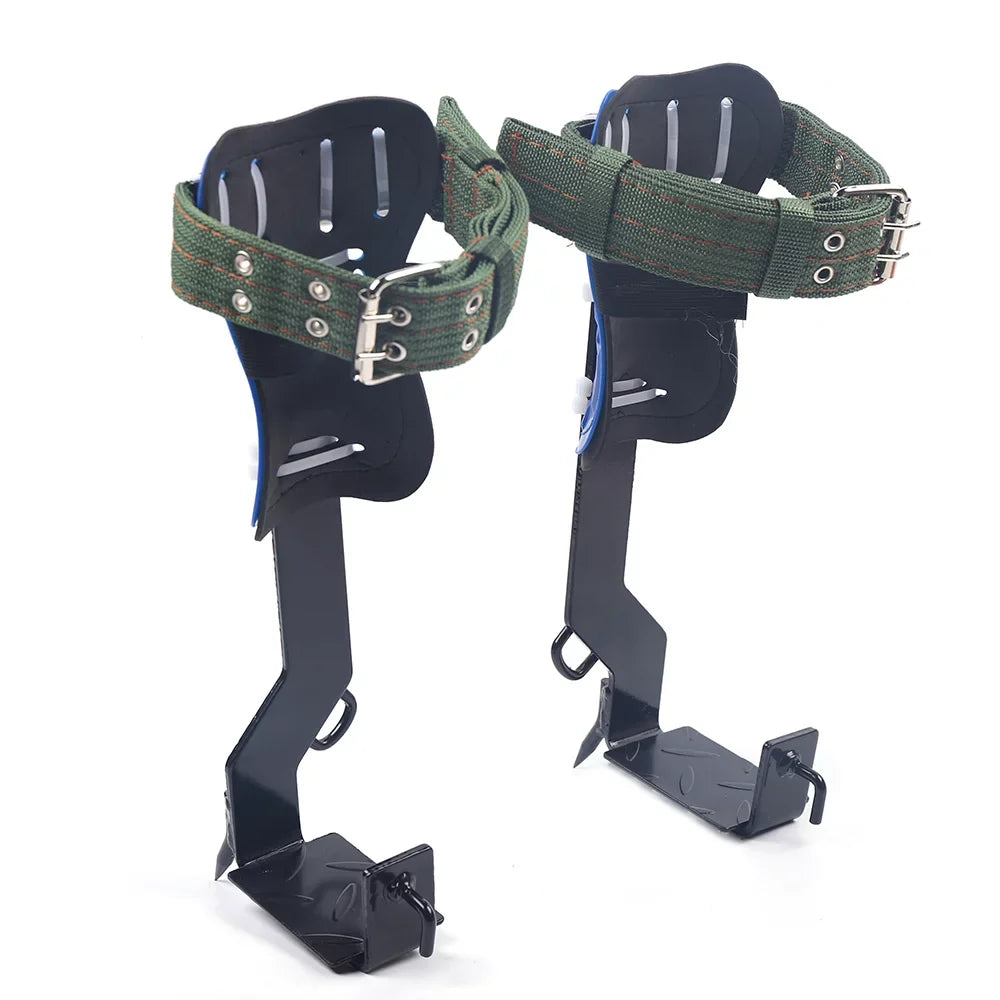Climbing Shoes and 2 with Gears Tree Tree Spikes Safety Harness Tool Set Straps, Observation, Sports for Pole Belt Climbing Hunting Fruit, Adjustable Picking Indoor Climbing