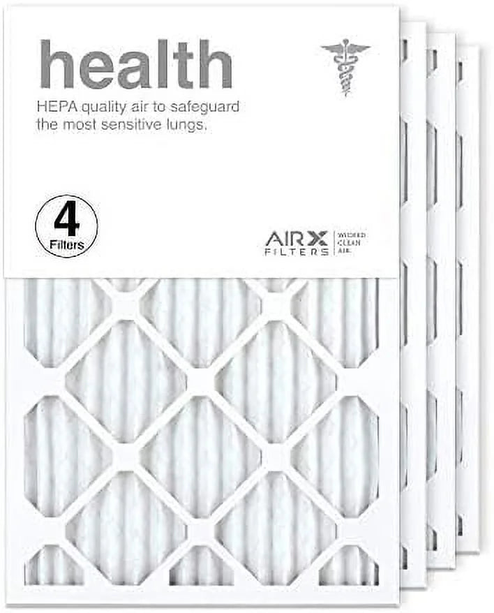 Made Air The In Furne 13 MERV Air 16X25x1 Filter, 4-Pk Filter HV Pleated Health