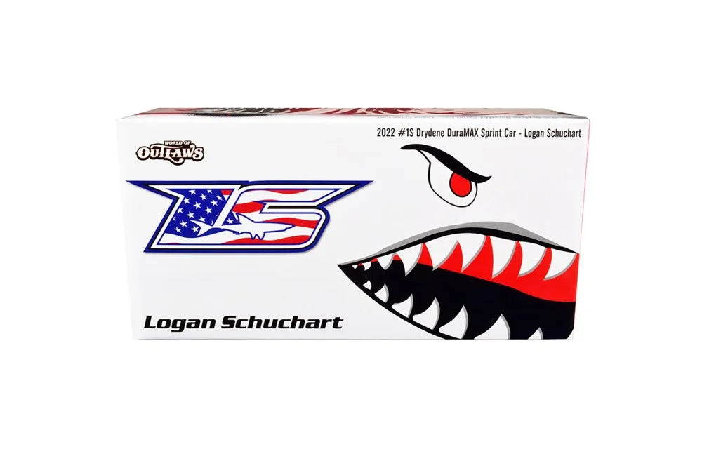 Acme Diecast 2022 Logan - A1822004 Car, - Schuchart Scale Winged 1/18 Car Sprint #1S
