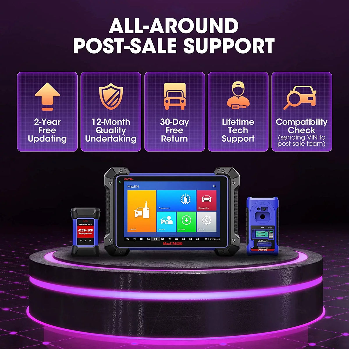 Car APB112, MaxiIM 2 Autel Pro Scan & Automotive Tool, Pro Key Programmer, Diagnostic Fob with Programming G-BOX2 IM608 XP400 Update Year IMKPA Free Key Kit,