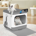 Cat Litter Cat Litter Cat Pan Enclosed Type Easy Litter Large Arcwares Cleaning Drawer Odor Box, And Cat Box Litter Enclosure Pottywith Removal, Scoop. Scoop, Furniture,