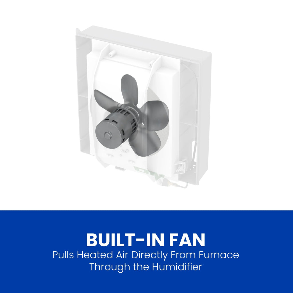 Fan-Powered 700 for Large Humidifier Humidifier Homes Capacity Sq. - Furnace Ft. - to 4,200 up Automatic AprilAire Whole-House