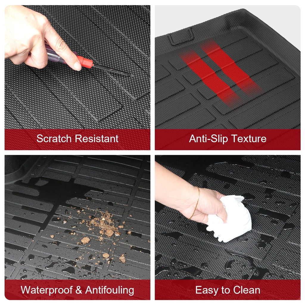 Tray TPE Weather Liner Honda Mat Plastic Trunk Motorsports Ikon Compatible Molded Black Cover 2023 Protector 3D Pad Elastomer Protection CR-V, Boot Rear Car All With Carpets Thermo