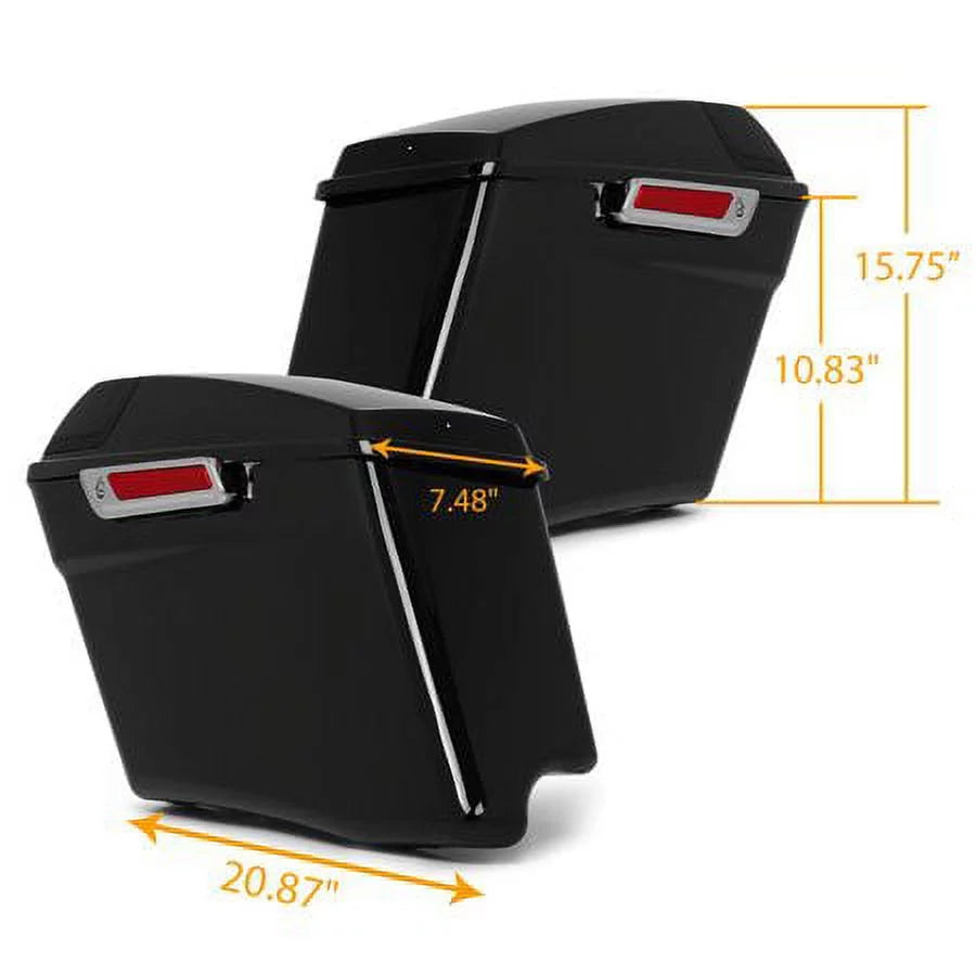 Saddlebags Grills 23 Audio 22 18 14 CVO Hard Cover 5" 17 21 with Harley 20 Touring for 16 Glide 19 Kojem w/Speaker 15