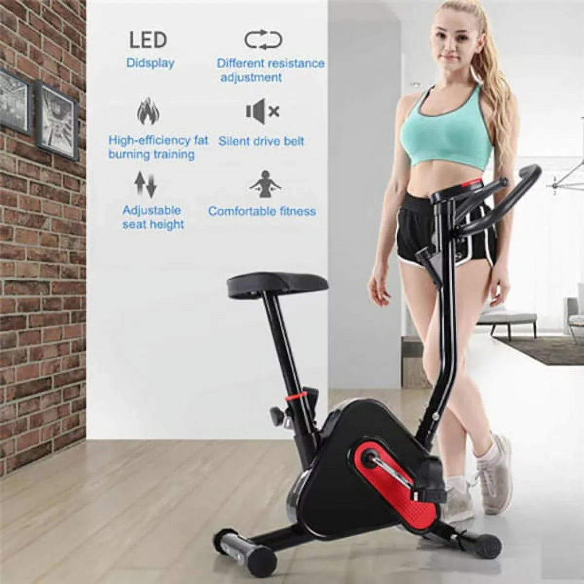 Bicycle iMeshbean Cardio Indoor Cycling Bike Exercise Stationary Fitness Workout