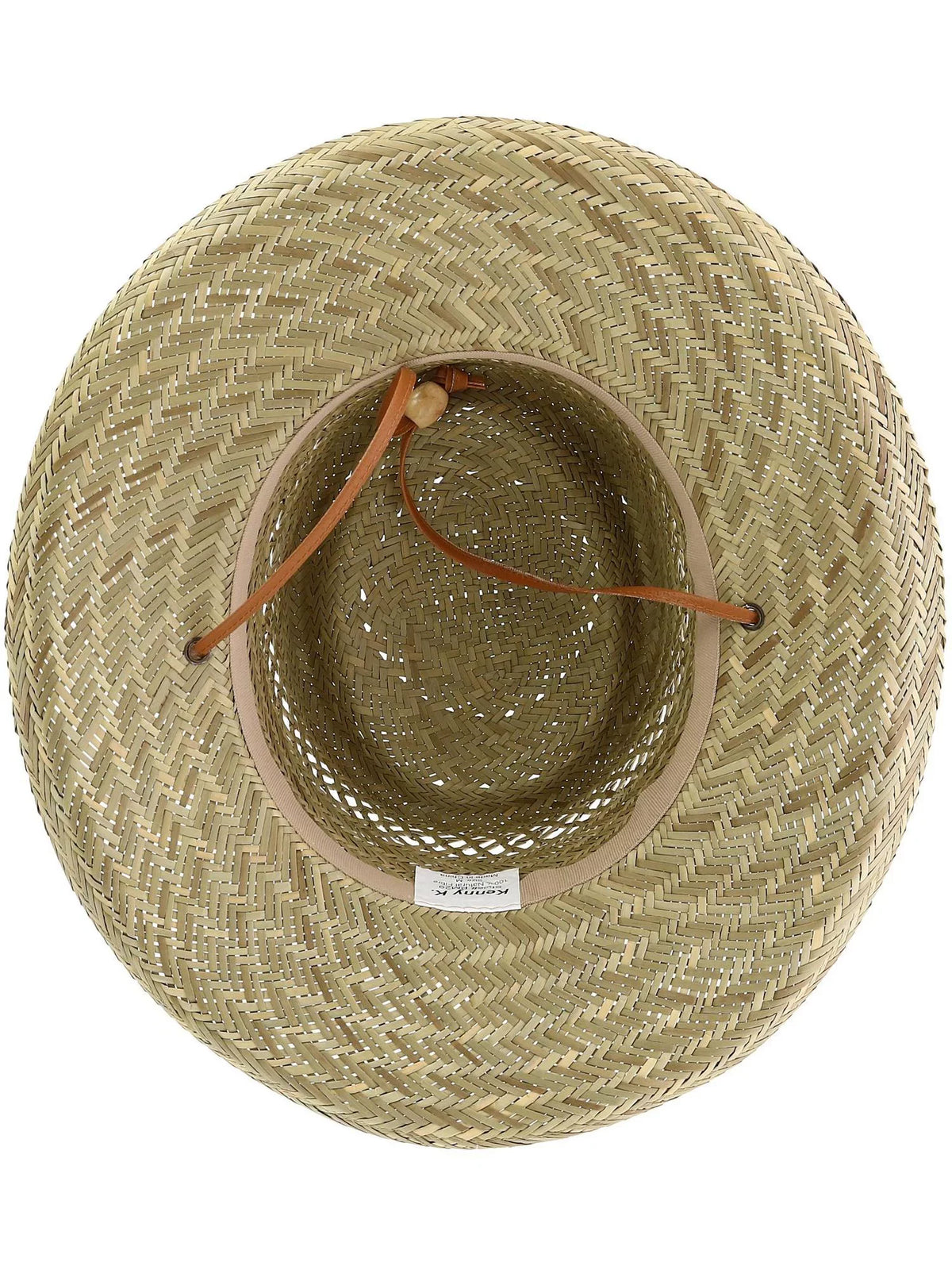 K Kenny Unisex Straw Gambler Hat Brim Rush 3 Inch