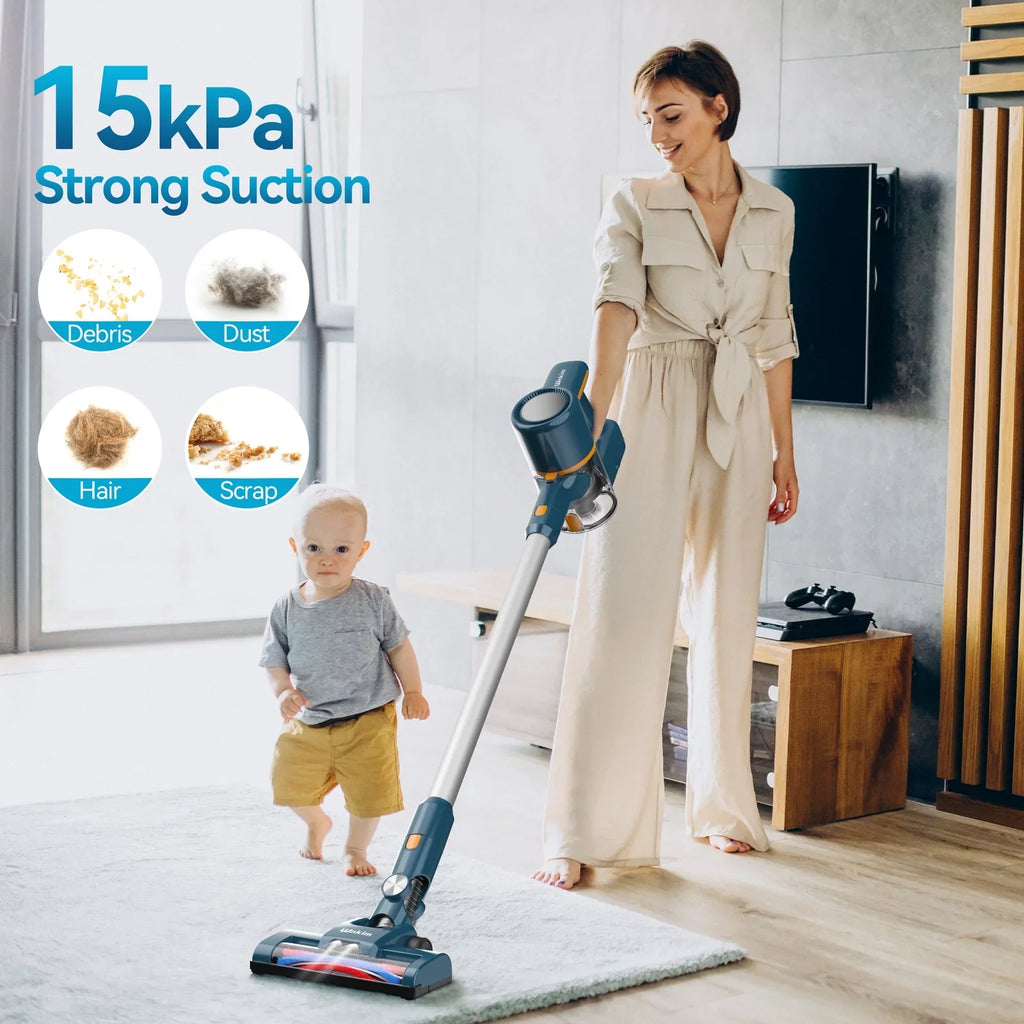 Mins Battery, Carpet 35 Home Pet for Cleaner, Vacuum Powerful Cordless mAh Wnkim with Hard Runtime, 2200 Hair, Lightweight Stick Vacuum up Floor M5 6-in-1 Vacuum Cleaner to