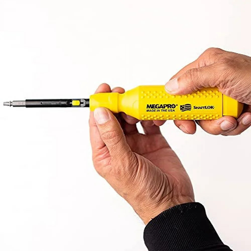 Yellow MegaPro ShaftLok in 15-In-1 151SL44 Driver