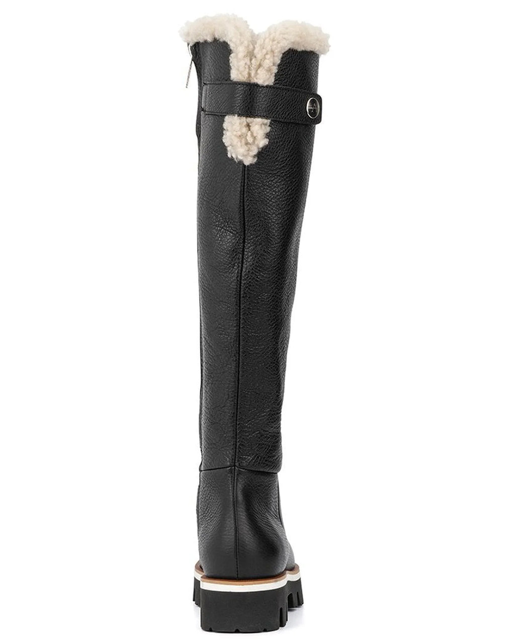 Boot, Leather Black Aquatalia Mya Weatherproof 10.5,