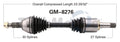 LIMITED CHEVROLET Fits IMPALA, 2016 Shaft Axle CHEVROLET MALIBU 2014-2020 CV select: